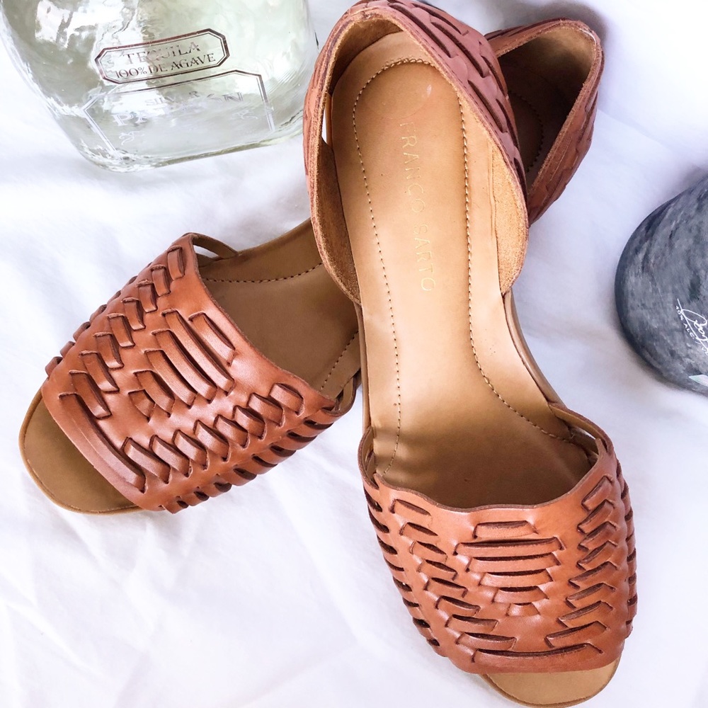 Franco Sarto Leather Huaraches